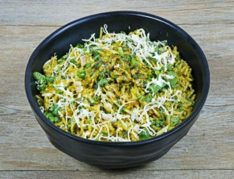 Green Kheema Pulao [2 Egg]