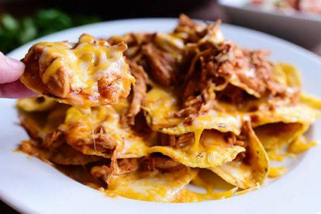 Nachos De Frango E Queijo