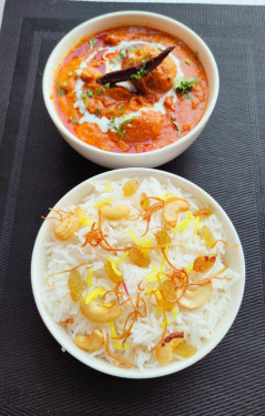 Dum Aloo Kashmiri With Dry Fruit Pulao