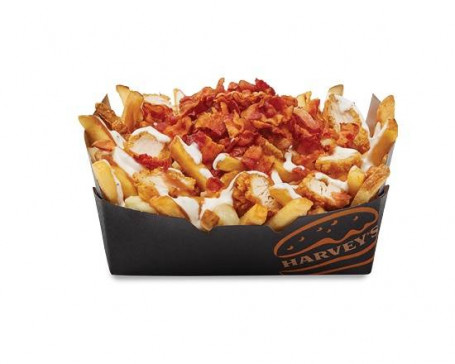 Poutine Poulet Bacon Ranch, Grand Format Large Chicken Bacon Ranch Poutine