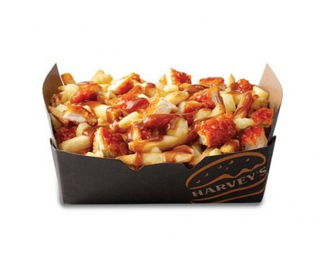 Poutine Poulet Buffalo, Grand Format Large Buffalo Chicken Poutine