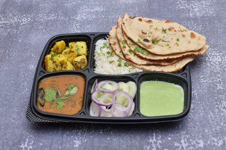 Aloo Jeera Dal Tadka Choice Of Rotis/ Rice Salad