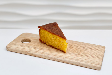 Homemade Gluten Free Orange Polenta Cake (Slice
