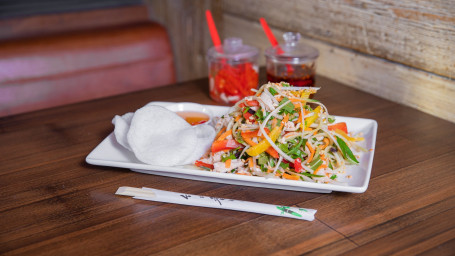 Crunchy Papaya Salad (Chicken) (Gf