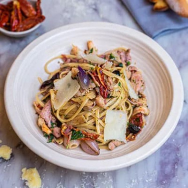 Meaty Aglio Olio