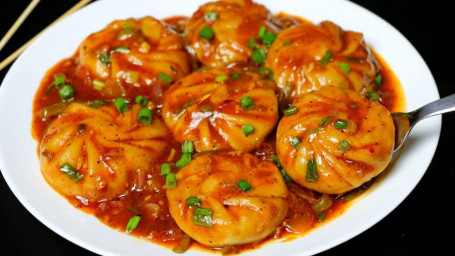 Veg Classic Manchurian Gravy Momos