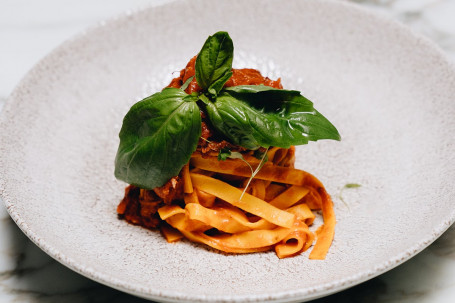 Homemade Tagliatelle With Wild Boar Ragu