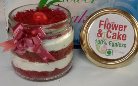 Red Velvet Jar Cake (350 Ml)