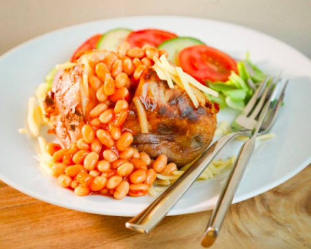 Jacket Potato, Cheese, And Beans