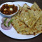 Amritsari Naan Combo(2 Amritsari Naan Served With Choley And Raita)