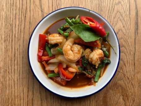 Stir Fried Chilli Basil (Slightly Hot