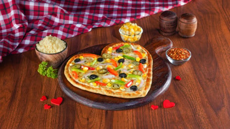 Garden Fresh Heart Pizza (Valentines Special)