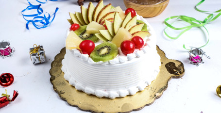 Fresh Fruit Fantasy Eggless Cake