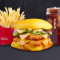 Double Decker Chicken Burger Combo (M) [New]