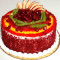 Eggless Red Velvet Fruit Cake (1/2 Kg)