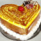 Eggless Heart Shape Butter Scotch Cake