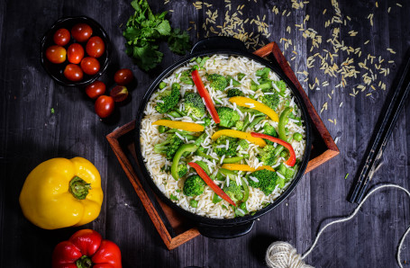 Broccoli Zucchini Rice Bowl