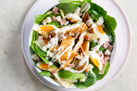 Salada Caesar Com Schnitzel