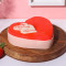 Heart Shaped Very Berry Strawberry Cake (500 Gm)