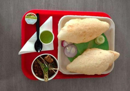 Chole Bhatura Ginger Topping
