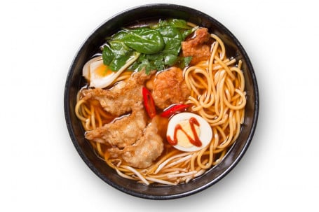Spicy Chicken Ramen Noodle Soup