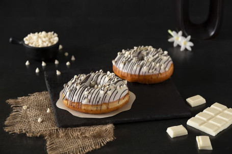 White Chocolate Dip Donut 1Pc