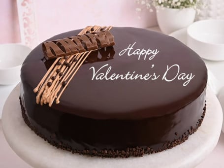 Valentine Chocolate Truffle Cake