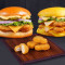 Combo Of Mexican Cheese Chicken Burger And Double Decker Chicken Burger With Free Nuggets