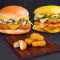 Combo Of New Mexican Corn N Cheese Burger And Double Decker Chicken Burger With Free Nuggets