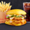 Double Decker Chicken Burger Combo (L) [New]