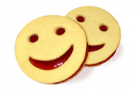 Smiley Face Biscuit