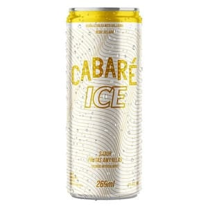 Bebida Mista Alcoólica Gaseificada Frutas Amarelas Cabaré Ice Lata 269Ml