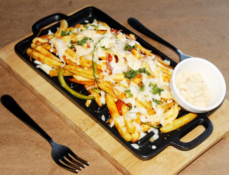 Cheesy Anuradha Fries