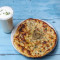 2 Paneer Amritsari Kulcha Namkeen Lassi