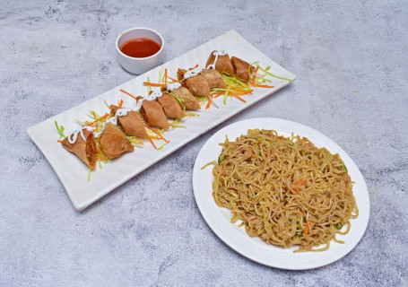 Veg Chowmein Spring Roll