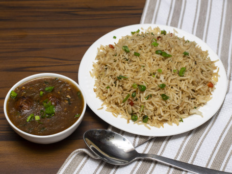 Manchurian Gravy+Fried Rice