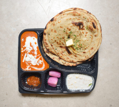 Paneer Butter Masala With 2 Lacchha Parantha