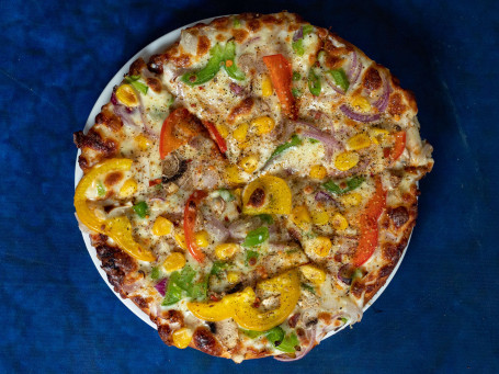 8 Double Cheese Mixed Veg Corn Pizza