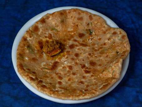 Mixed Paratha With Curd) 2Pcs