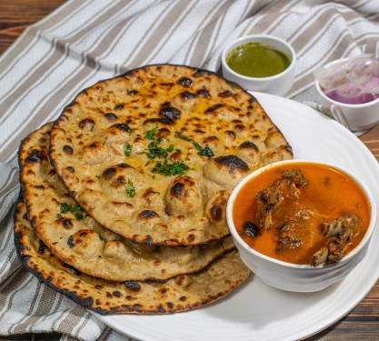 Mutton Curry With 3 Chapati