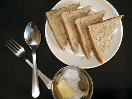 Bread Peanut Butter With Tea