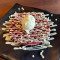 Red Velvet Waffle With White Chocolate Icecream