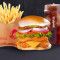 Chickenator Burger Combo (Large)