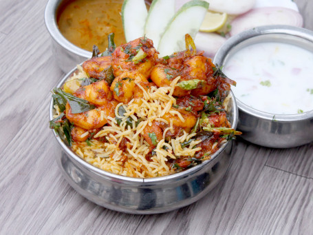 Prawns Biryani (1200 Ml)