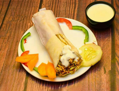 Corn And Chicken Shawarma