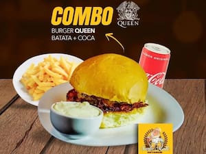 Combo: Queen Acom. Batata Coca Lata