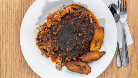 Ewa Agoyin (Bean Pottage) Meal