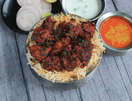 Chicken Fry Biryani (6 Pcs)