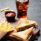 Veg Classic Sandwich French Fries Soft Drink[250Ml]