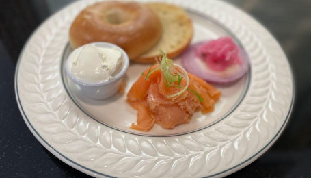 Cream Cheese And Lox On A Bagel